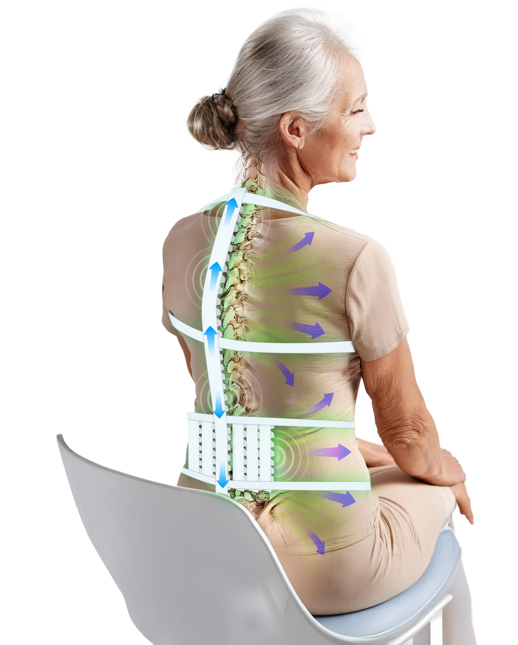 Kobieta pokazująca plecy